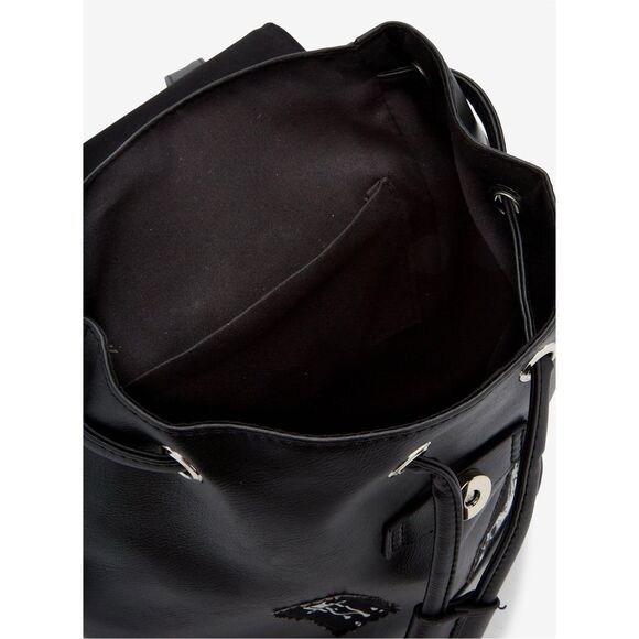 Ghost Face Patches Slouch Mini Backpack